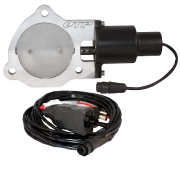 Picture of QTP 3-5in Bolt-On QTEC Electric Cutout Valve - Single