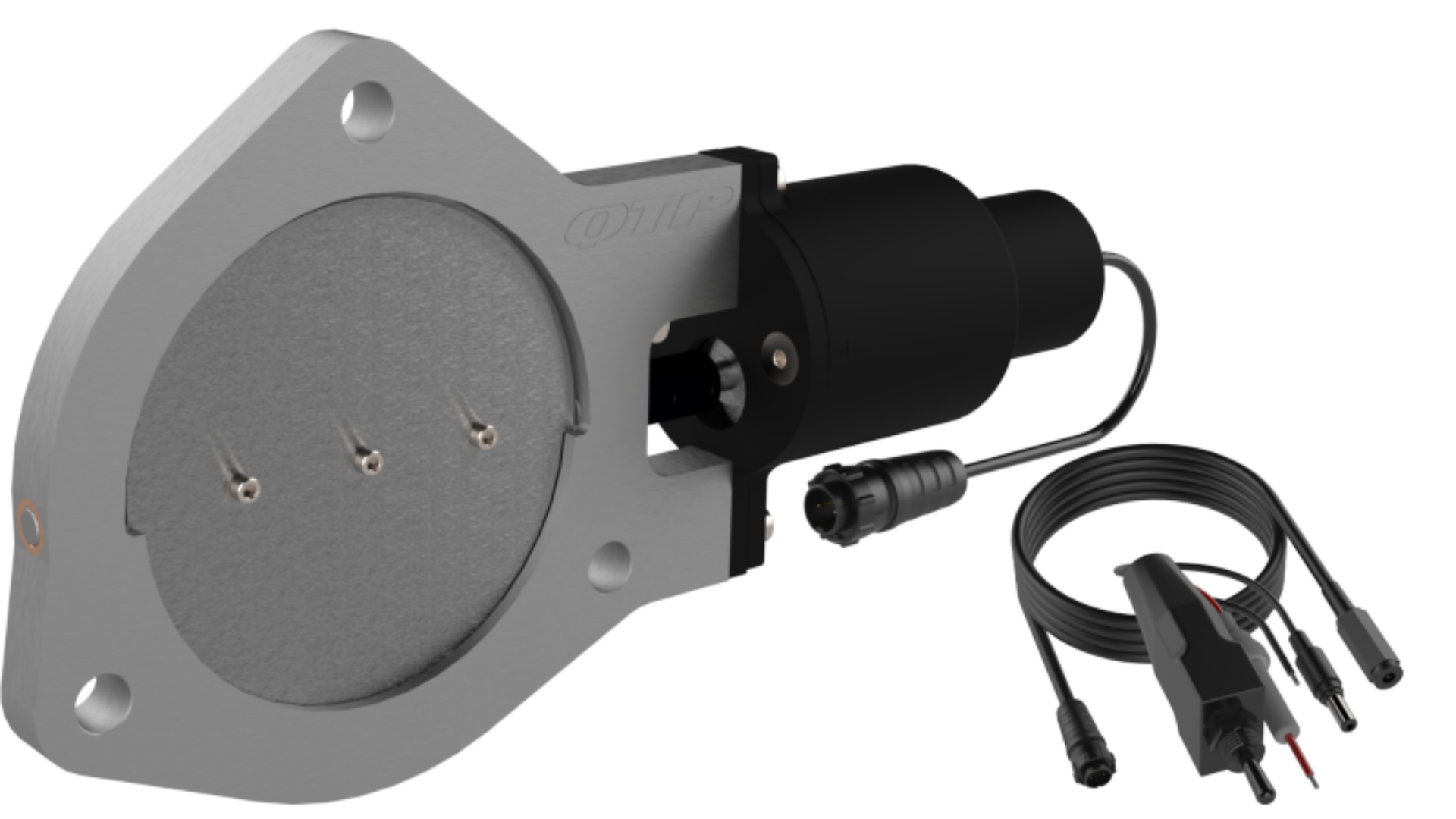 Picture of QTP 4in Bolt-On QTEC Electric Cutout Valve - Single