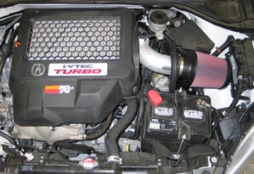 Picture of K&N 07-08 Acura RDX L4-2-3L Silver Typhoon Short Ram Intake
