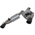 Picture of 2016-2024 Chevrolet Camaro SS  QTP Screamer Axle Back Dual Tip Bumper Black Tips