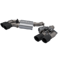 Picture of 2016-2024 Chevrolet Camaro SS  QTP Screamer Axle Back Quad Tip Bumper Black Tips