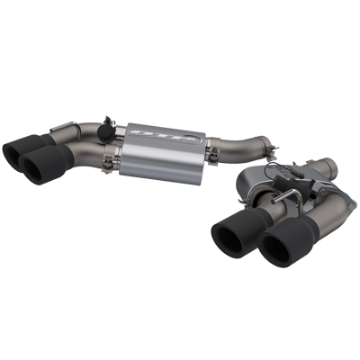Picture of 2016-2024 Chevrolet Camaro SS  QTP Screamer Axle Back Quad Tip Bumper Black Tips