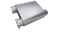 Picture of QTP 3in Weld-On Reverse 304SS Screamer Muffler Short Case w-Bolt-On QTEC Electric Cutout