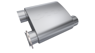Picture of QTP 3in Weld-On Reverse 304SS Screamer Muffler Short Case w-Bolt-On QTEC Electric Cutout