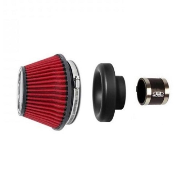 Picture of BLOX Racing Shorty Performance 5in Air Filter w-2-5in Velocity Stack and Coupler Kit