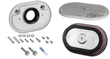 Picture of K&N Street Metal Intake System 2017 Harley-Davidson Shaker Silver H-D Touring Models