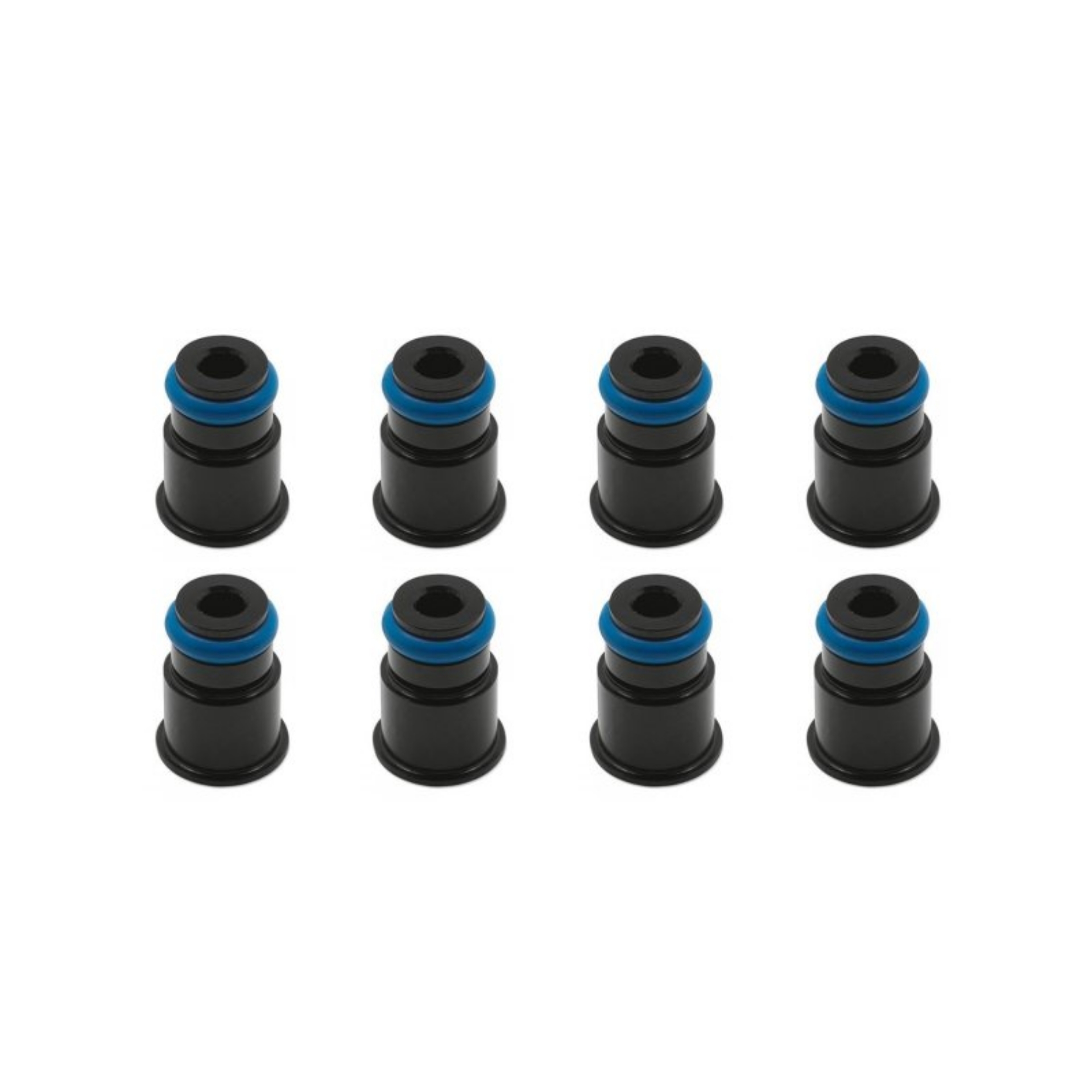 Picture of BLOX Racing 11mm Adapter Top 1-2in w-Viton O-Ring & Retaining Clip Set of 8