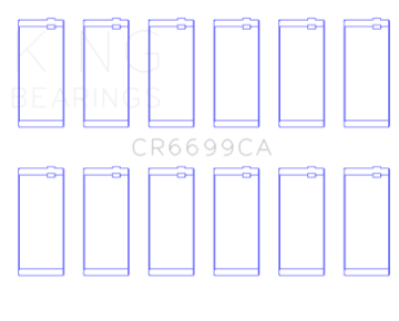 Picture of King Engine Bearings Dodge Cummins B-Series L6 Size Standard Connecting Rod Bearing Set