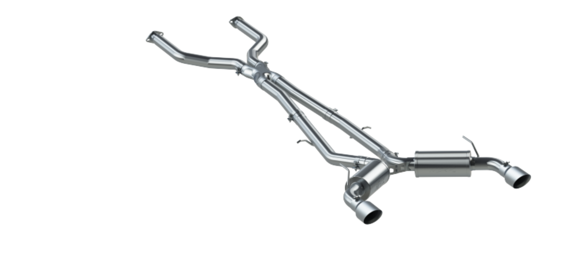 Picture of MBRP 16-22 Infiniti Q50 3-0L FWD-AWD 3in Cat Back w- 4-5in OD Tips - T304