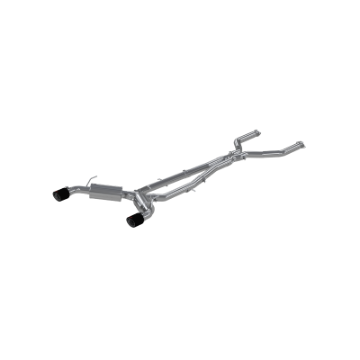 Picture of MBRP 16-19 Infiniti Q50 3-0L FWD-AWD 3in Cat Back w- 4-5in OD Carbon Fiber Tips - T304