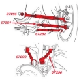 Picture of SPC Performance Honda-Acura Rear Adjustable Arms Set of 5
