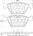 Picture of StopTech 95-99 BMW M3 - 01-07 M3 E46 - 89-93 M5 - 98-02 Z3 M series - 93-95 530 Front Brake Pads