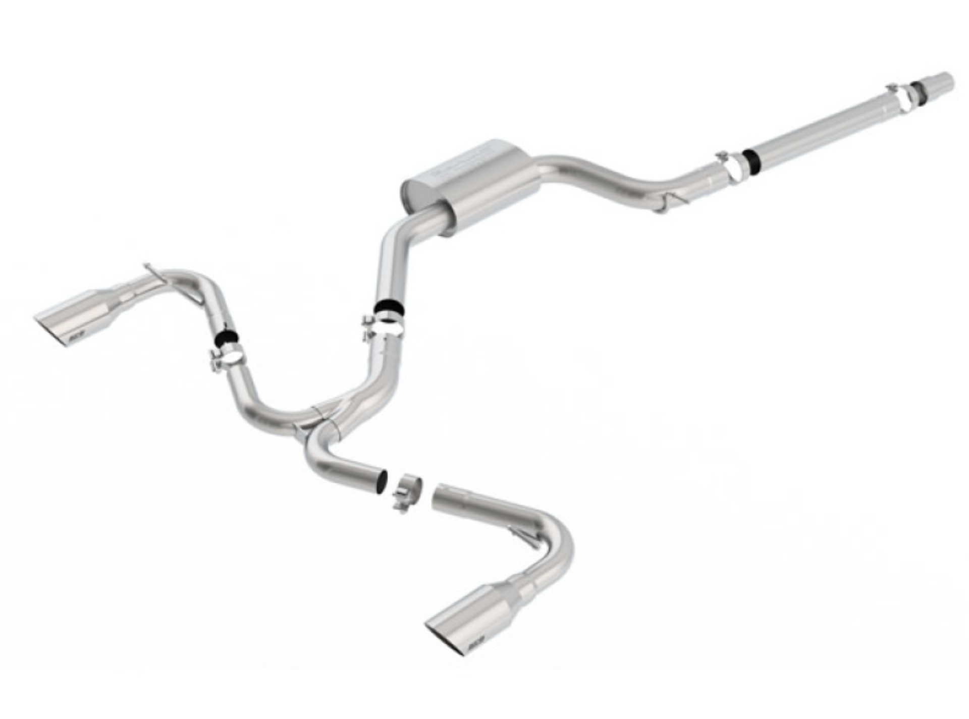Picture of Borla 15-17 Volkswagen GTI MK7 2-0T AT-MT SS S-Type Catback Exhaust w-Stainless Brushed Tips