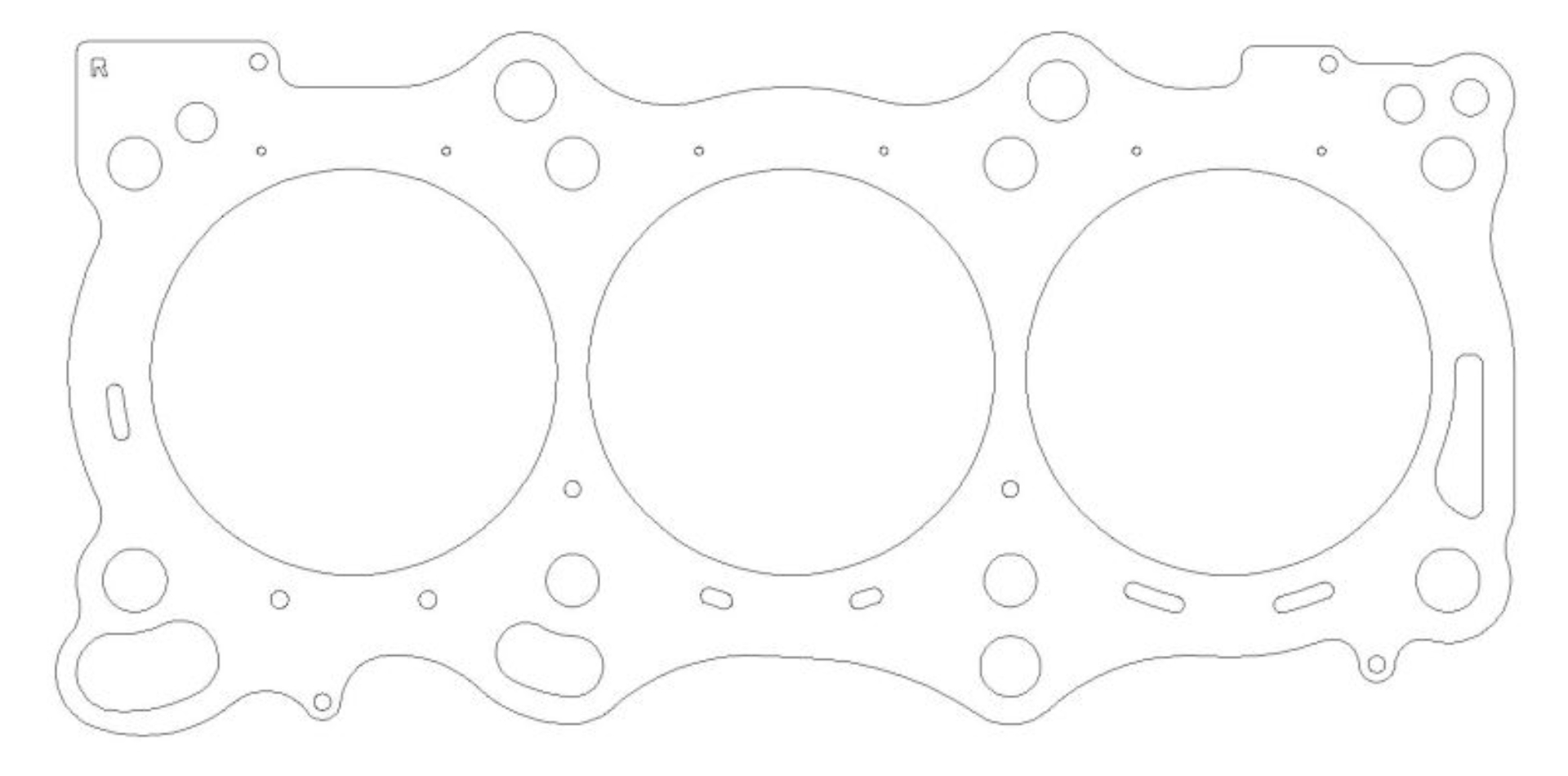 Picture of Cometic 08+ Nissan GT-R VR38DETT 24V V6 3-8L 100mm -030 inch MLS Right Head Gasket