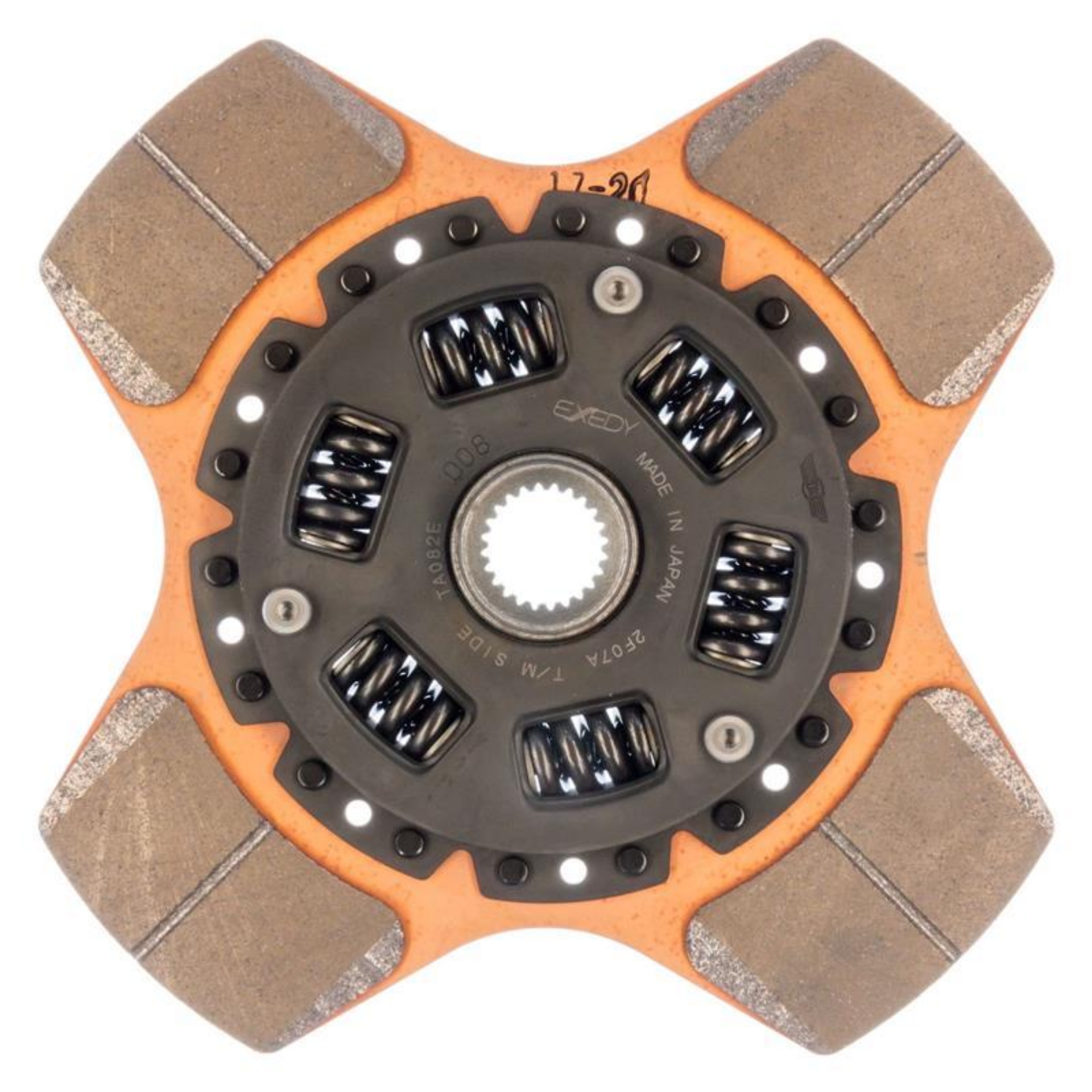 Picture of Exedy 2004-2011 Subaru WRX STI H4 Stage 2 Cerametallic 4 Puck Disc Fits 15951HDP4