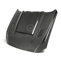 Picture of Anderson Composites 2018-2019 Ford Mustang Ram Air Double Sided Carbon Fiber Hood