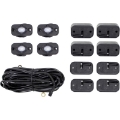 Picture of Westin LED Rock Light Kit - 07-18 Jeep Wrangler JK - 18-19 Jeep Wrangler JL - Black