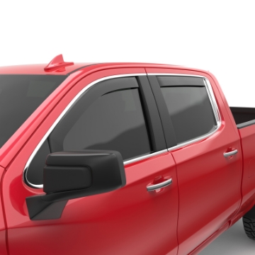 Picture of EGR 2019 Chevy 1500 Double Cab In-Channel Window Visors - Matte
