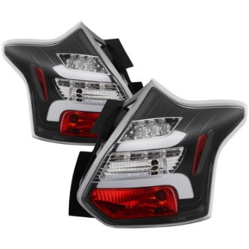 Picture of Spyder 12-14 Ford Focus 5DR LED Tail Lights - Black ALT-YD-FF12-LED-BK