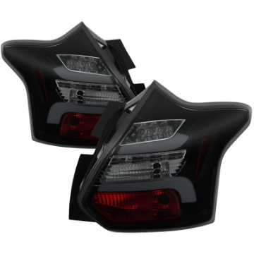 Picture of Spyder 12-14 Ford Focus 5DR LED Tail Lights - Black Smoke ALT-YD-FF12-LED-BSM