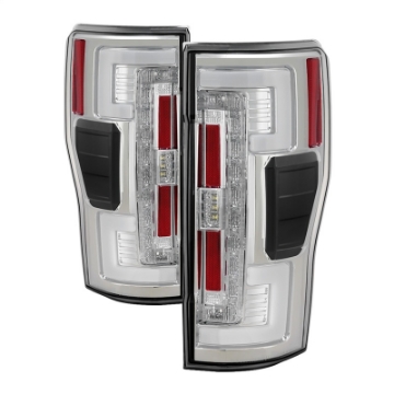 Picture of Spyder 17-18 Ford F-250 Super Duty Excl LED Models LED Tail Lights - Chrome ALT-YD-FS17-LED-C