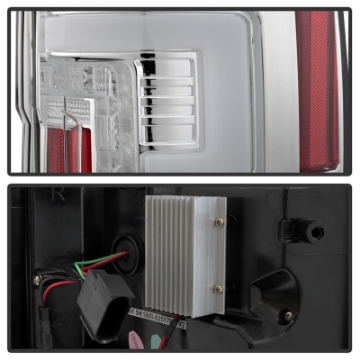 Picture of Spyder 17-18 Ford F-250 Super Duty Excl LED Models LED Tail Lights - Chrome ALT-YD-FS17-LED-C