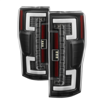 Picture of Spyder 17-18 Ford F-250 Super Duty Excl LED Models LED Tail Lights - Black ALT-YD-FS17-LED-BK