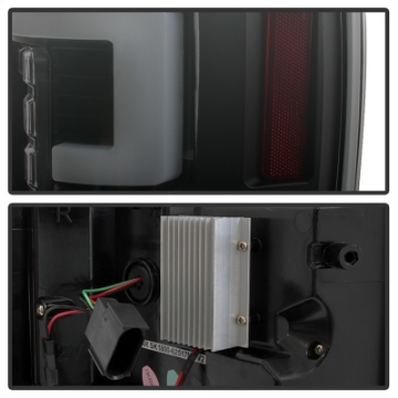 Picture of Spyder 17-18 Ford F-250 Super Duty Excl LED Models LED Tail Lights - Blk Smk ALT-YD-FS17-LED-BSM