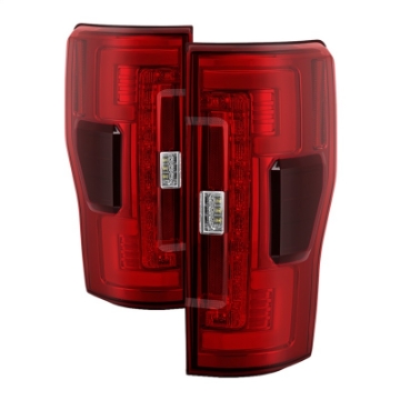 Picture of Spyder 17-18 Ford F-250 SD w-Blind Spot Sens LED Only Tail Lights - Red Clr ALT-YD-FS17BS-LED-RC