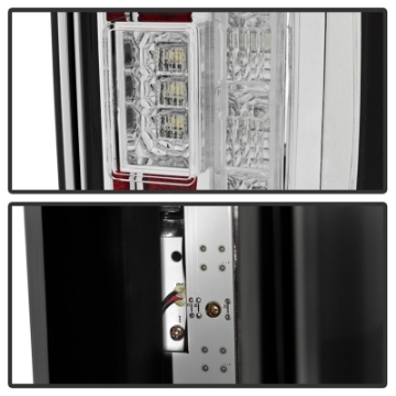 Picture of Spyder 17-18 Ford F-250 SD w-Blind Spot Sensor LED Tail Lights - Chrm ALT-YD-FS17BS-LED-C