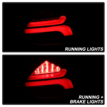 Picture of Spyder 15-17 Ford Focus Hatchback LED Tail Lights w-Indicator-Reverse - Black ALT-YD-FF155D-LED-BK