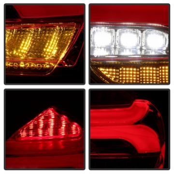 Picture of Spyder 15-17 Ford Focus Hatch LED Tail Lights w-Indicator-Reverse - Red Clr ALT-YD-FF155D-LED-RC
