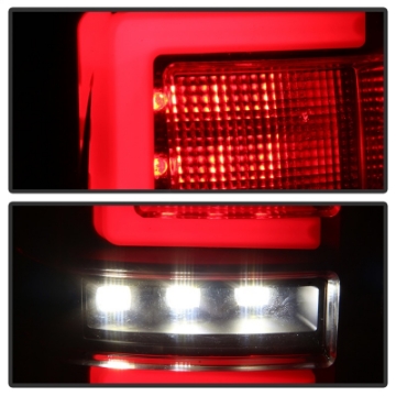 Picture of Spyder 16-17 Toyota Tacoma LED Tail Lights - Black ALT-YD-TT16-LED-BK