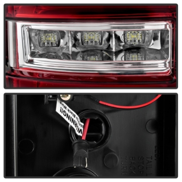 Picture of Spyder 16-17 Toyota Tacoma LED Tail Lights - Red Clear ALT-YD-TT16-LED-RC
