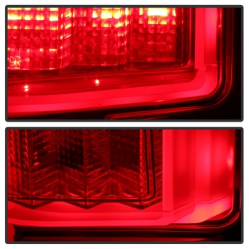 Picture of Spyder 18-19 Ford F-150 w-o Blind Spot Sensor LED Tail Lights - Red Clear ALT-YD-FF15018-LED-RC