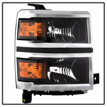 Picture of xTune 14-15 Chevy Silverado 1500 New Body OEM Style Headlights w-Trim - Blk HD-JH-CS14-CC-BK