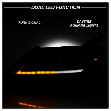 Picture of xTune 14-18 Chevy Impala Excl Limited DRL Halogen Proj Headlights - Blk Smk PRO-JH-CIM15-LB-BSM