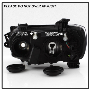 Picture of xTune 12-15 Chevy Sonic Passenger Side Halogen Headlight - Black OEM Right HD-JH-CSON12-BK-R