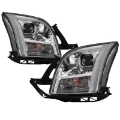 Picture of xTune 06-09 Ford Fusion Light Bar DRL Projector Headlights - Chrome PRO-JH-FFU06-LB-C