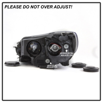Picture of xTune 12-14 Ford Focus Projector Halogen Headlights - Black PRO-JH-FFO12-AM-BK