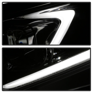 Picture of xTune 09-14 Acura TSX Projector Headlights - Light Bar DRL - Chrome PRO-JH-ATSX09-LB-C