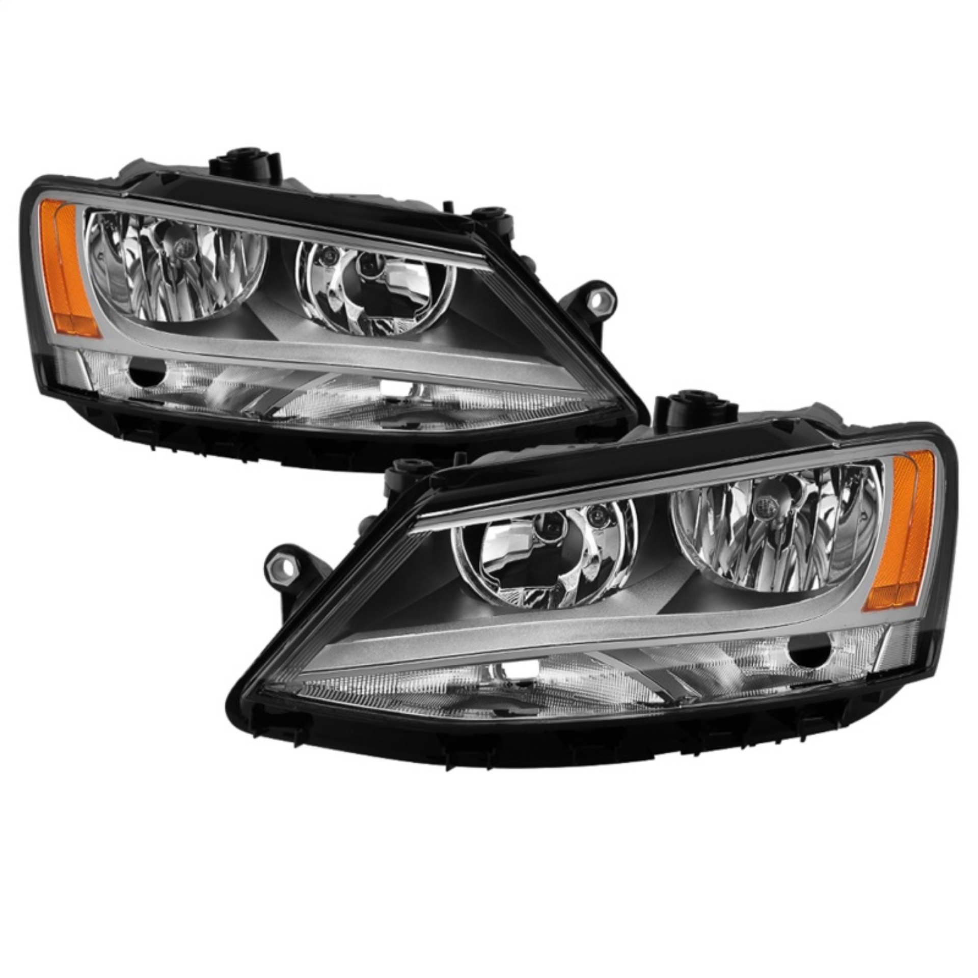 Picture of xTune 11-18 Volkswagen Jetta Sedan OEM Style Halogen Headlights - Chrome HD-JH-VJ11-AM-C