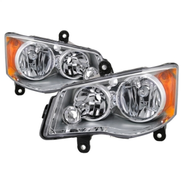 Picture of xTune 11-17 Dodge Grand Caravan OEM Style Headlights - Chrome HD-JH-CHRTC08-AM-C