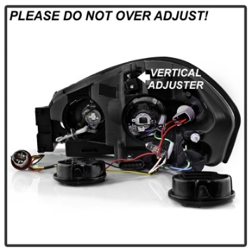 Picture of xTune 06-13 Chevrolet Impala LED Light Bar Headlights - Black Smoke PRO-JH-CIM06-LB-BSM