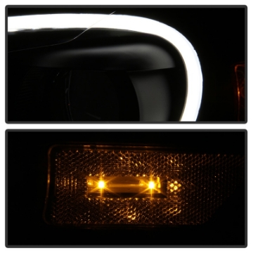 Picture of xTune 06-13 Chevrolet Impala LED Light Bar Headlights - Black Smoke PRO-JH-CIM06-LB-BSM