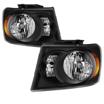 Picture of xTune 07-09 Dodge Durango OEM Style Headlights - Black HD-JH-DDU07-AM-BK