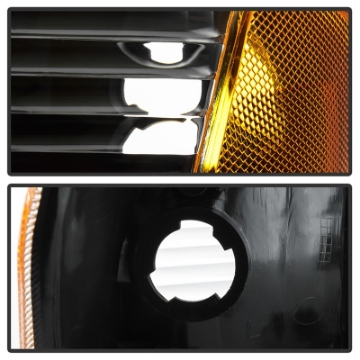 Picture of xTune 01-03 Ford Explorer Sport 4pc OEM Style Headlights w-Corner - Black HD-JH-FEXP01-ST-BK