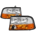 Picture of xTune 98-01 GMC Jimmy S15 w-Fog Lights OEM Headlights w-Amber Bumper - Chrm HD-JH-GS1598-OE-C