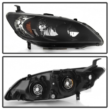 Picture of xTune 04-05 Honda Civic Excl Hatchback-Si OEM Style Headlights - Black HD-JH-HC04-4D-AM-BK