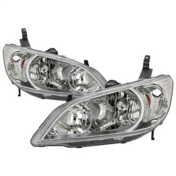 Picture of xTune 04-05 Honda Civic Excl Hatchback-Si OEM Style Headlights - Chrome HD-JH-HC04-4D-AM-C